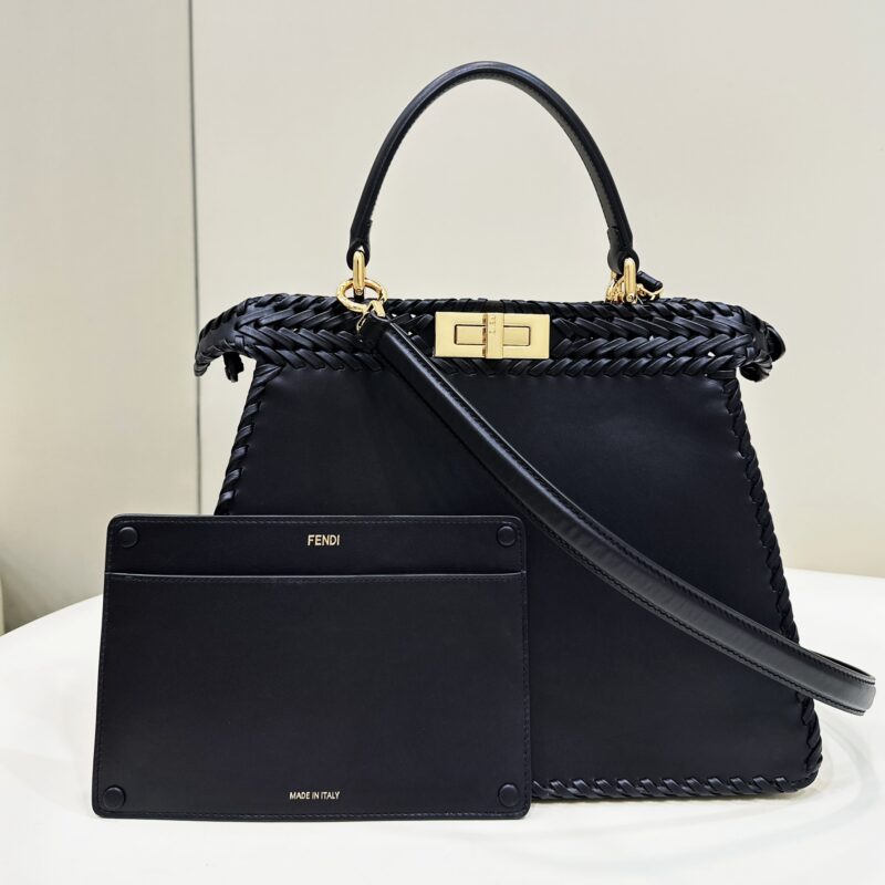 FENDI Peekaboo ISeeU全新系列全皮编织款 款号80138