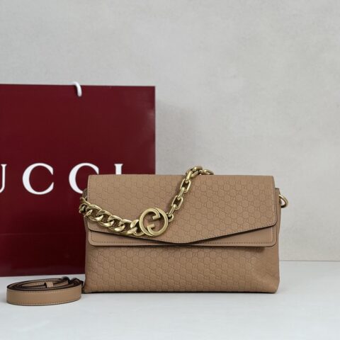 GUCCI 专柜品质，顶级原单货，实物实拍！款号857622棕褐色压花