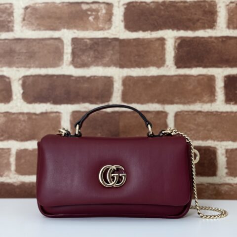 GUCCI 专柜品质，顶级原单货，实物实拍！款号806017酒红