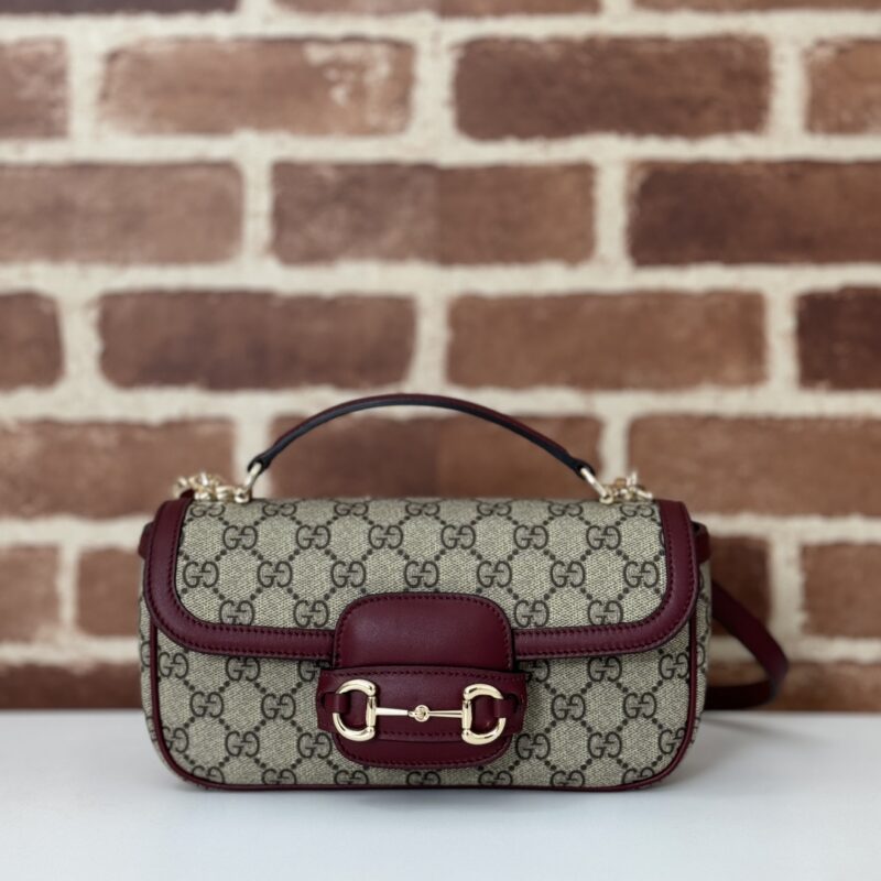 GUCCI 专柜品质，顶级原单货，实物实拍！款号815206啡pvc酒红