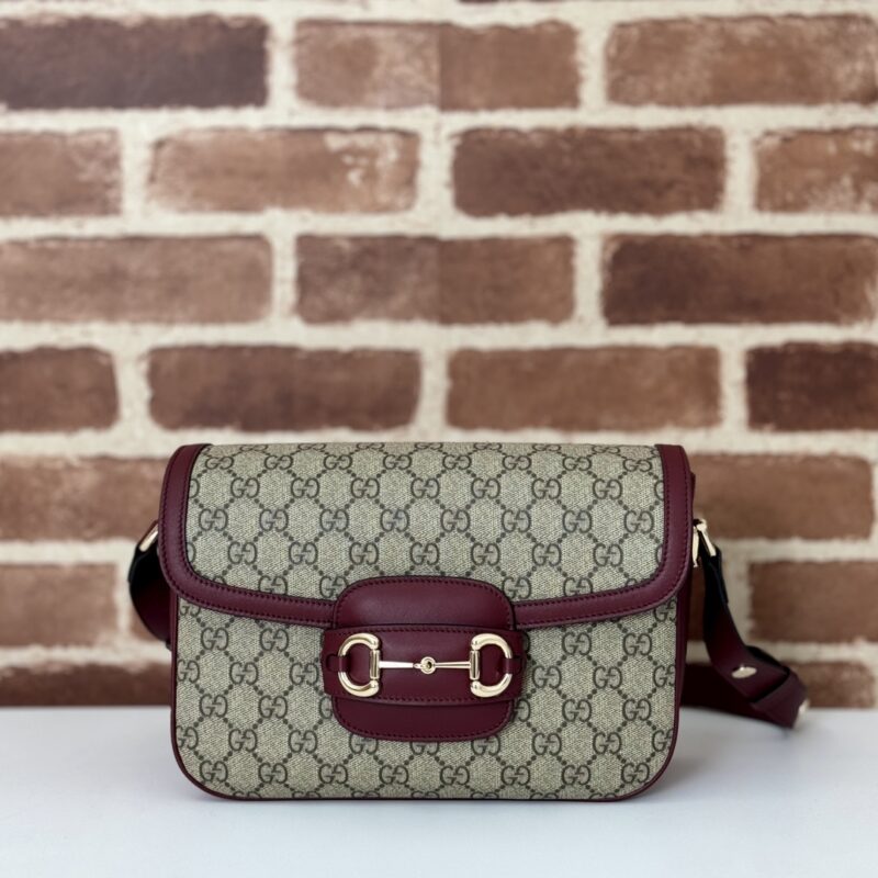 GUCCI 专柜品质，顶级原单货，实物实拍！款号815178啡pvc酒红