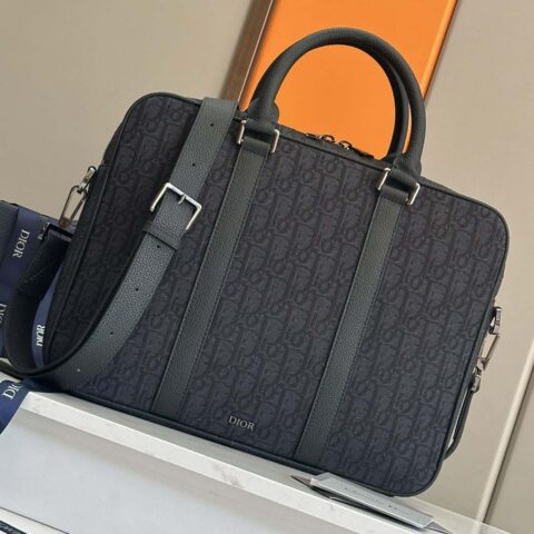 D家 顶级原单 公文包是 Dior Lingot 系列的新款单品手提包