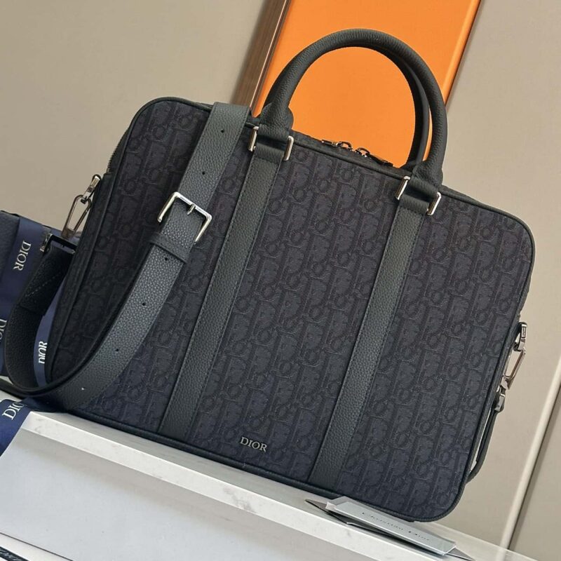D家 顶级原单 公文包是 Dior Lingot 系列的新款单品手提包