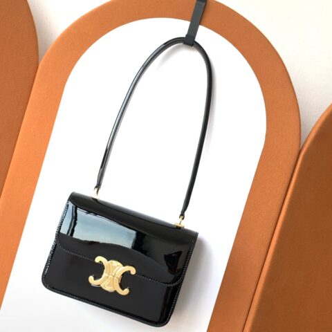 CELINE  Teen  Garence  最新款 漆牛皮内里羊皮 118053