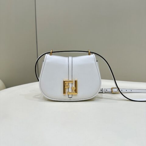 FENDI C'mon系列手袋微微复古风 款号8622s白