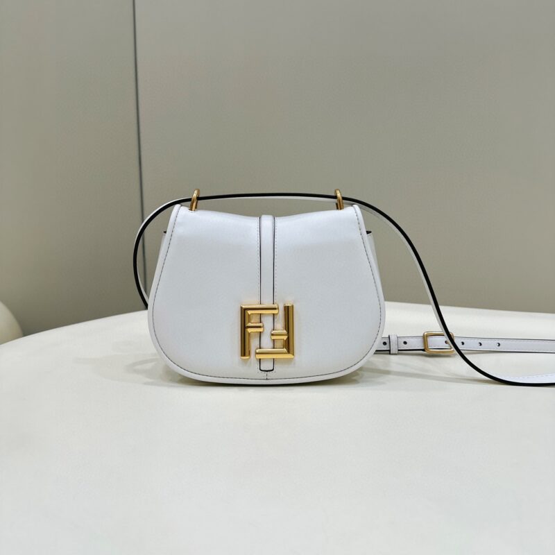 FENDI C'mon系列手袋微微复古风 款号8622s白