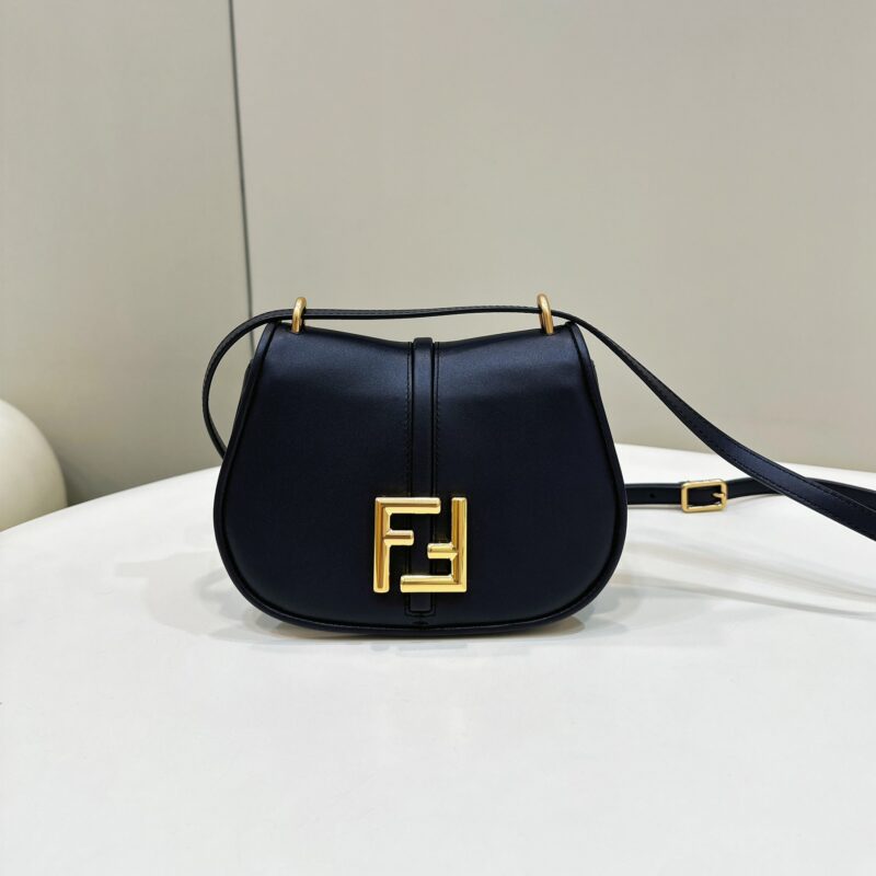 FENDI C'mon系列 手袋微微复古风 款号8622s黑