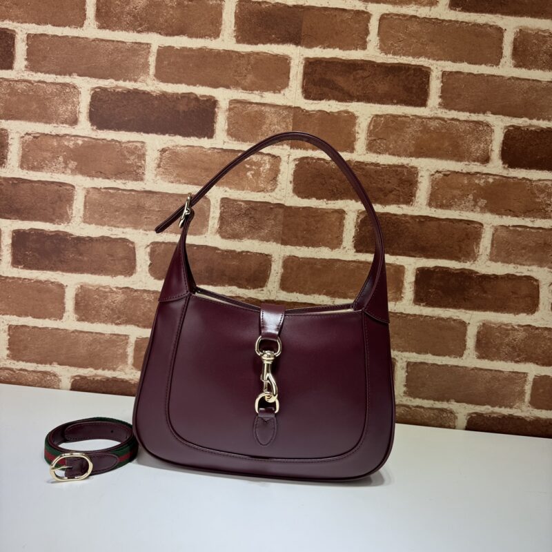 GUCCI 专柜品质，顶级原单货，实物实拍！782849酒红全皮