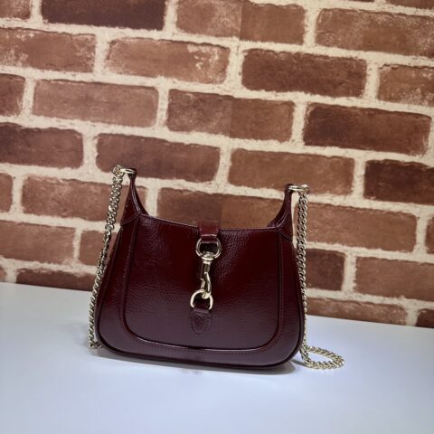 GUCCI 专柜品质，顶级原单货，实物实拍！782889皱漆酒红