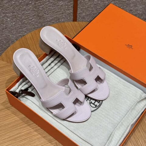 HERMES 185 Oasis 高跟凉拖 颜色/Colour:陶瓷粉色/Terre Cuite