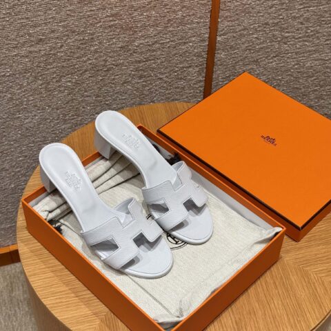 HERMES 185 Oasis 高跟凉拖 颜色/Colour:冰川蓝/Blue Chacier