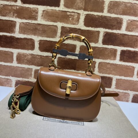 GUCCI 专柜品质，顶级原单货，实物实拍！款号675797棕皮