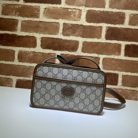 GUCCI 专柜品质，顶级原单货，实物实拍！款号658572啡pvc/啡棕
