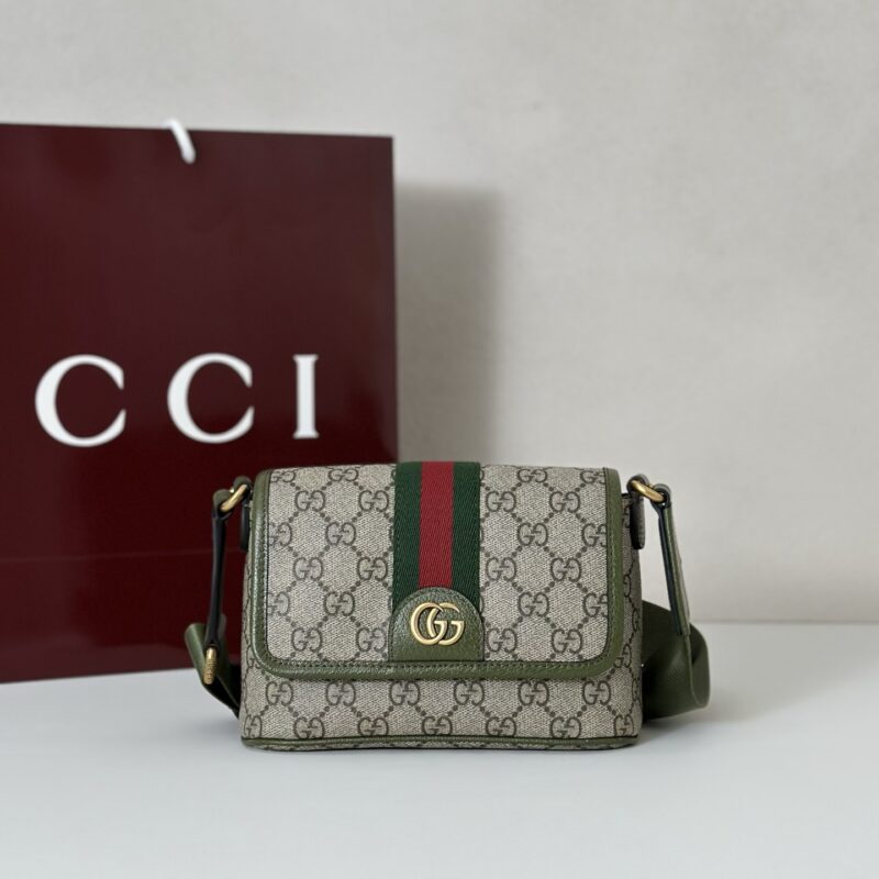 GUCCI 专柜品质，顶级原单货，实物实拍！款号838599啡绿