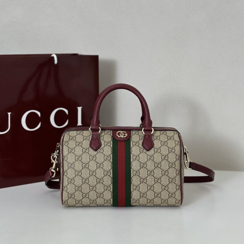 GUCCI  专柜品质，顶级原单货，实物实拍！款号836825啡胶/安可拉红