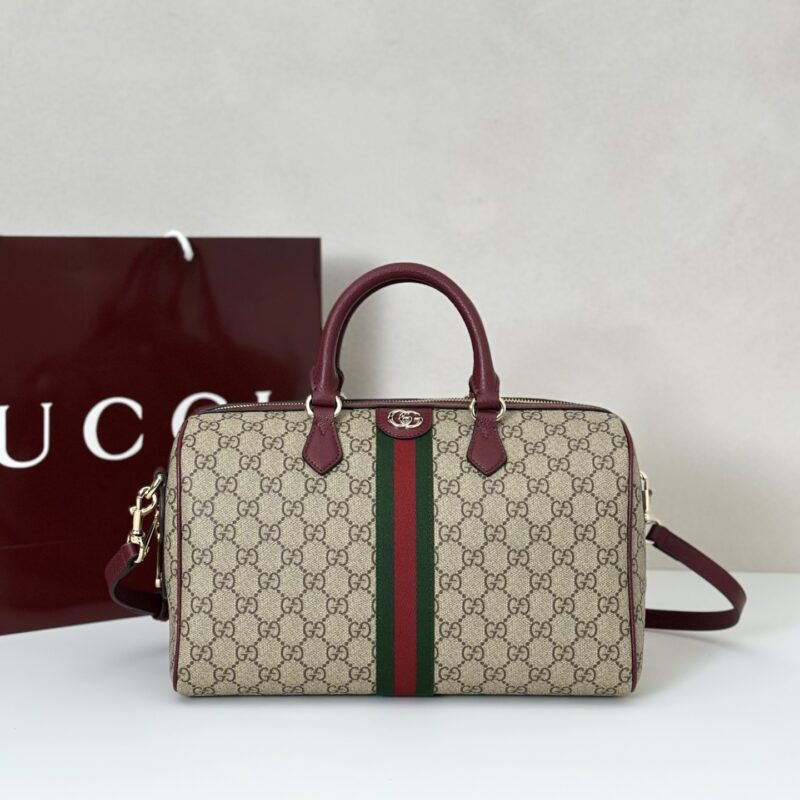 GUCCI  专柜品质，顶级原单货，实物实拍！款号836824啡/安可拉红