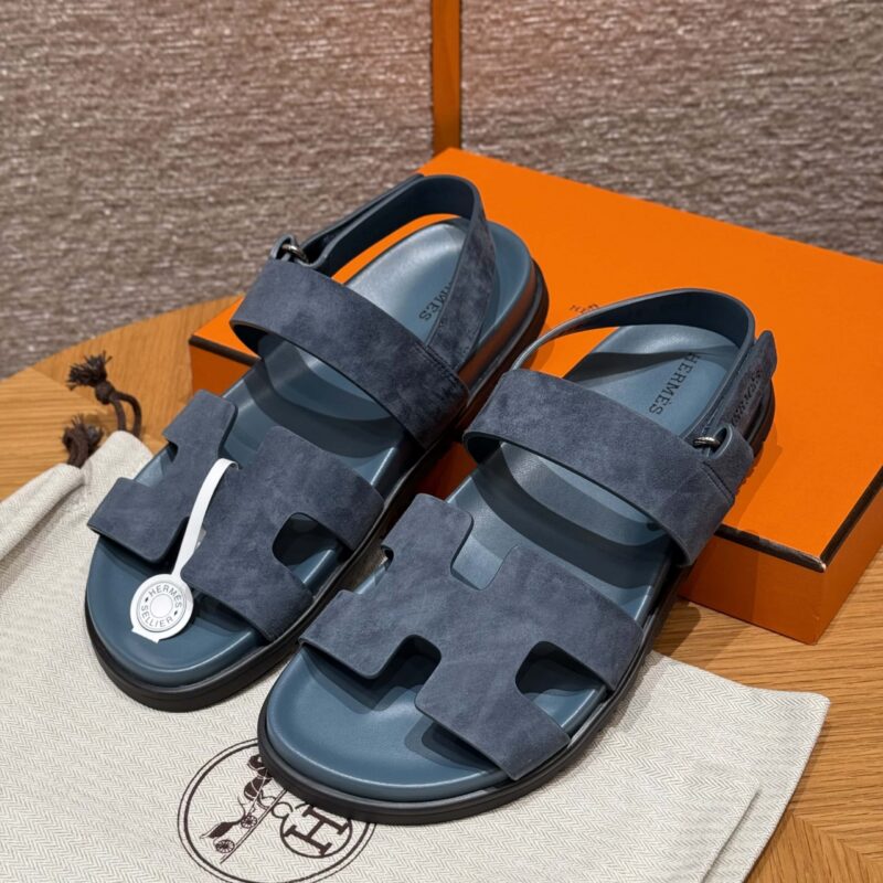 HERMES 226 Genius 女款凉鞋 颜色/Colour:藏蓝/Purplish blue