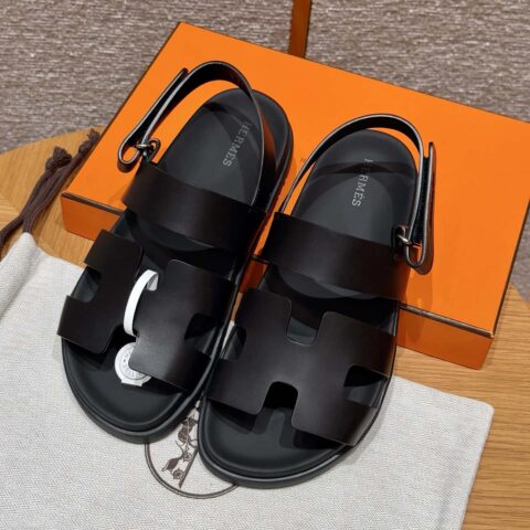 HERMES 226 Genius 女款凉鞋 颜色/Colour:黑色/89/Noir
