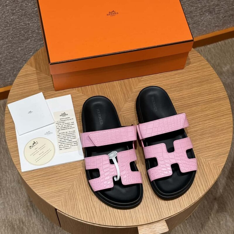 HERMES 225 CHYPRE SANDAL 老舅鞋 颜色/Colour:樱花粉/5P/pink