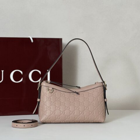 GUCCI 专柜品质，顶级原单货，实物实拍！款号847450杏粉压字