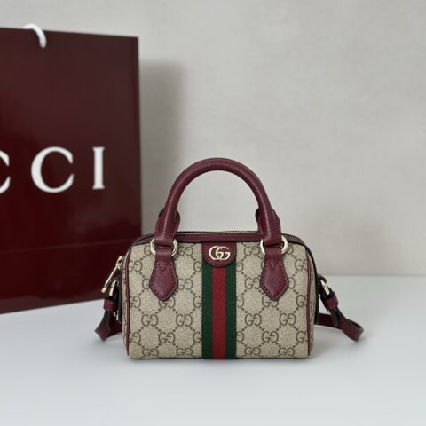 GUCCI 专柜品质，顶级原单货，实物实拍！款号838478啡/安可拉红