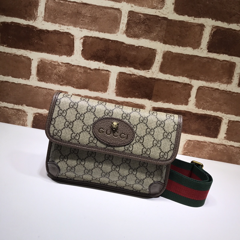 GUCCI 专柜品质，顶级原单货，实物实拍！款号489617啡棕
