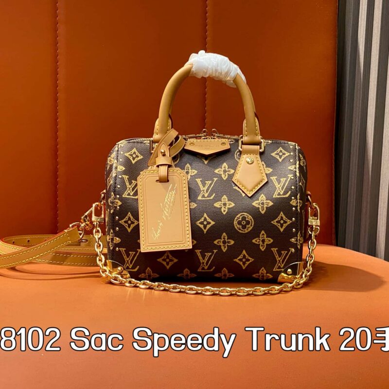 【原单精品】M28102老花 链条speedy枕头包 Sac Speedy Trunk 20手袋