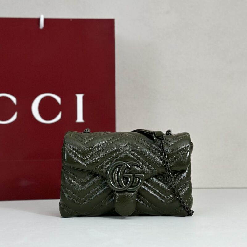 GUCCI 专柜品质，顶级原单货，实物实拍！款号856368森林绿