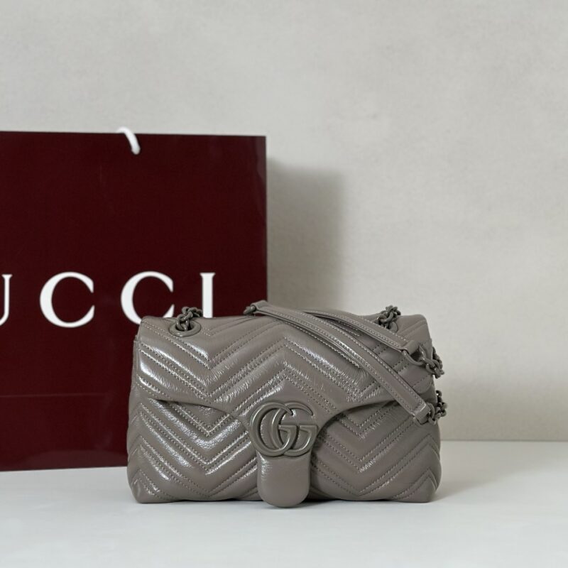 GUCCI 专柜品质，顶级原单货，实物实拍！855371土灰色