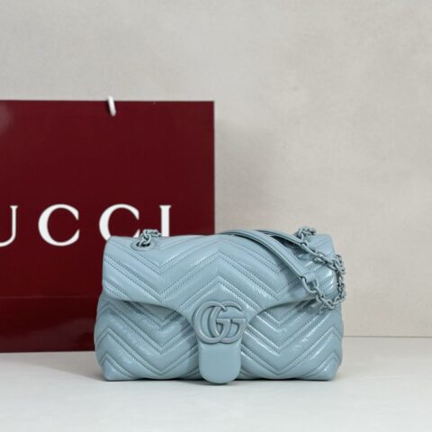 GUCCI 专柜品质，顶级原单货，实物实拍！855371冰蓝色