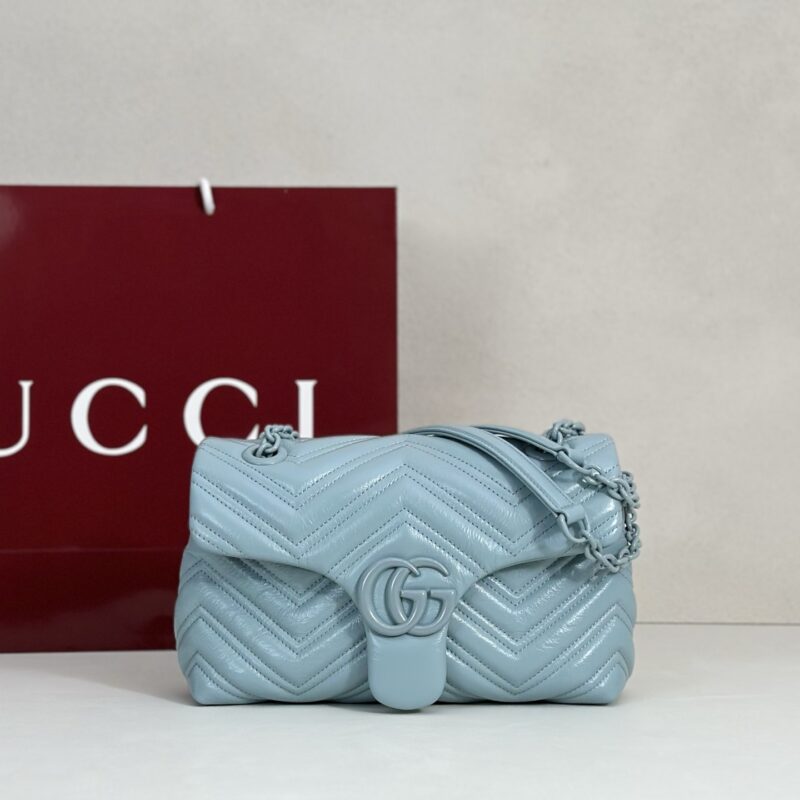 GUCCI 专柜品质，顶级原单货，实物实拍！855371冰蓝色