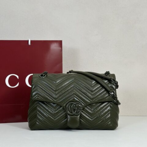 GUCCI 专柜品质，顶级原单货，实物实拍！款号850676森林绿