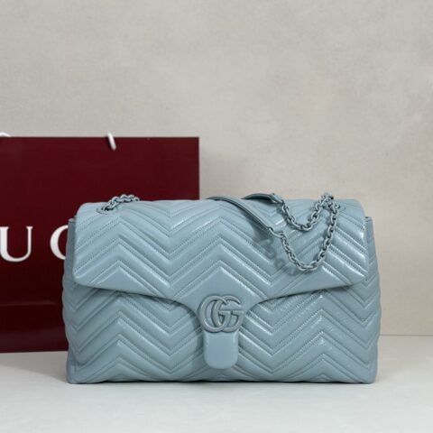 GUCCI 专柜品质，顶级原单货，实物实拍！款号850659冰蓝色