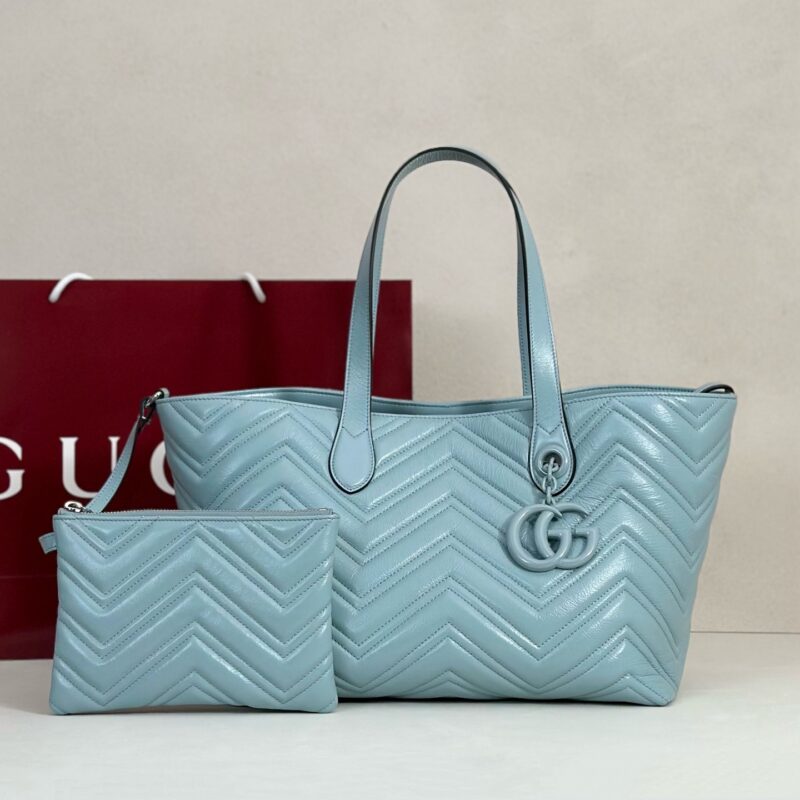 GUCCI 专柜品质，顶级原单货，实物实拍！款号855279冰蓝色