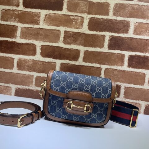 GUCCI 专柜品质，顶级原单货，实物实拍！款号658574蓝牛仔