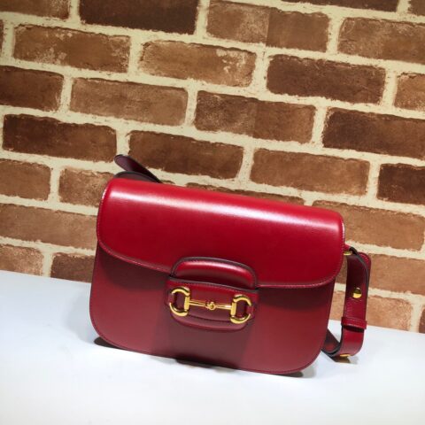 GUCCI 专柜品质，顶级原单货，实物实拍！款号602204大红全皮