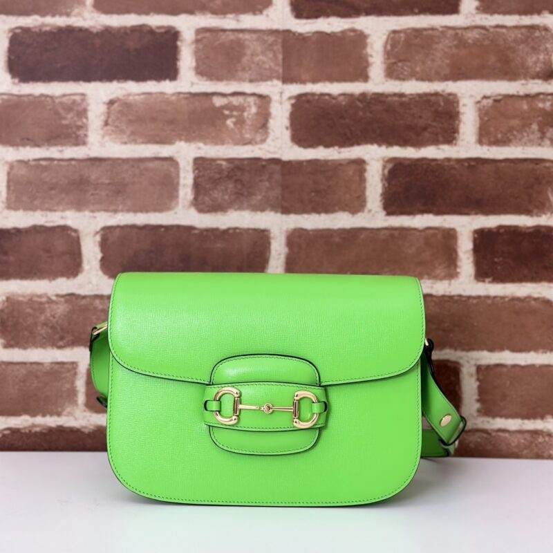 GUCCI 专柜品质，顶级原单货，实物实拍！款号602204绿色全皮
