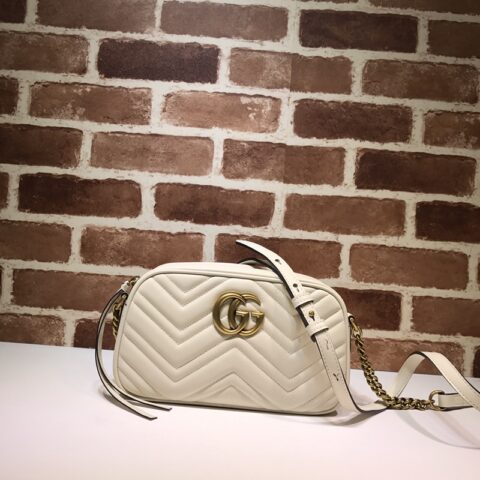 GUCCI 专柜品质，顶级原单货，实物实拍！款号447632米白