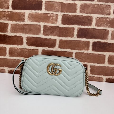 GUCCI 专柜品质，顶级原单货，实物实拍！款号447632淡浅绿