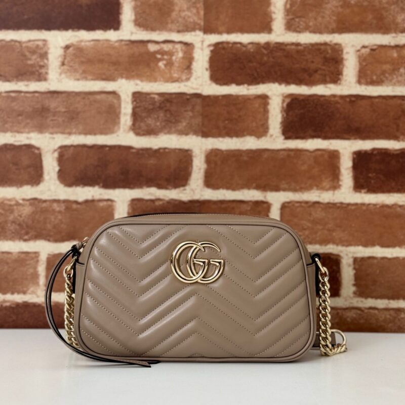 GUCCI 专柜品质，顶级原单货，实物实拍！款号447632灰褐色