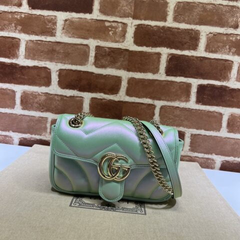 GUCCI 专柜品质，顶级原单货，实物实拍！446744幻彩绿
