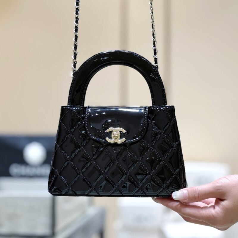 CHANEL 26C 漆皮Kelly包👜 AS4416