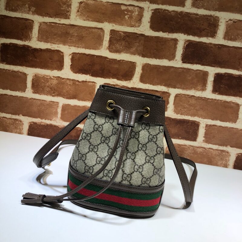 GUCCI 专柜品质，顶级原单货，实物实拍！款号550620啡色/红绿带
