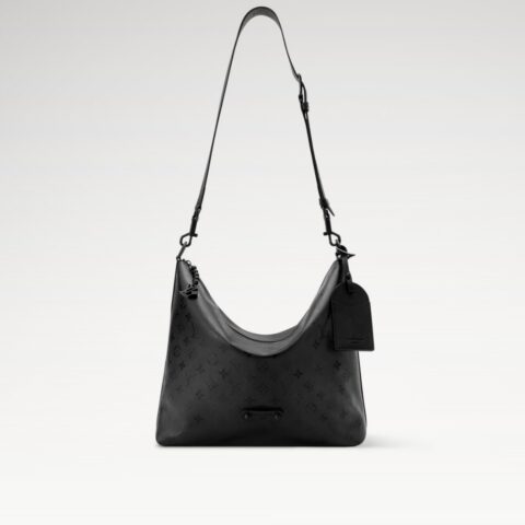 【原单精品】M27856黑灰花 男包购物袋 Vagabond Hobo 手袋