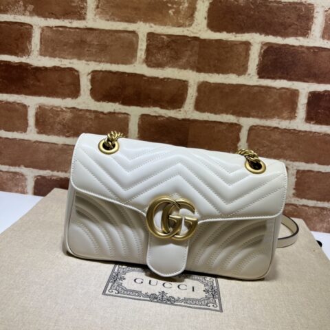 GUCCI 专柜品质，顶级原单货，实物实拍！443497米白