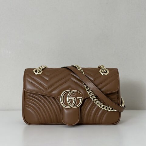 GUCCI 专柜品质，顶级原单货，实物实拍！款号443497新棕色