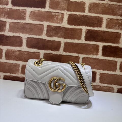 GUCCI 专柜品质，顶级原单货，实物实拍！446744浅灰色