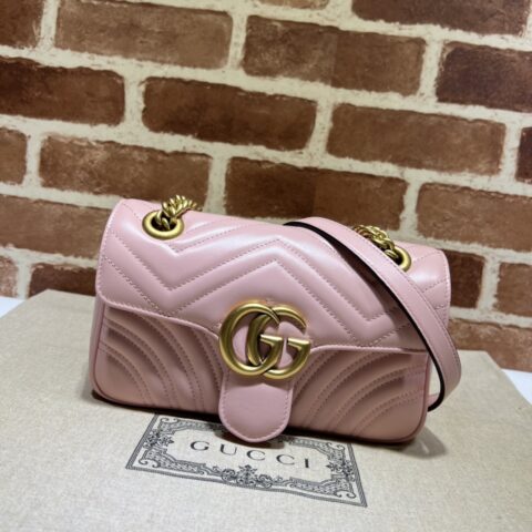 GUCCI 专柜品质，顶级原单货，实物实拍！446744浅粉
