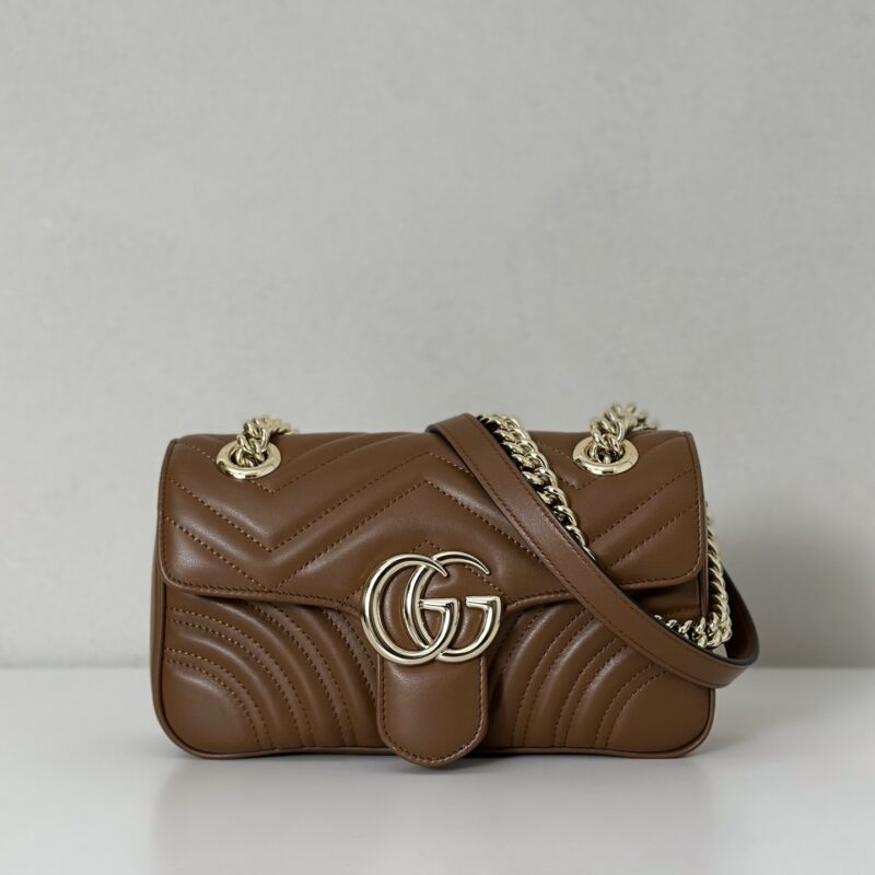 GUCCI 专柜品质，顶级原单货，实物实拍！446744新棕色