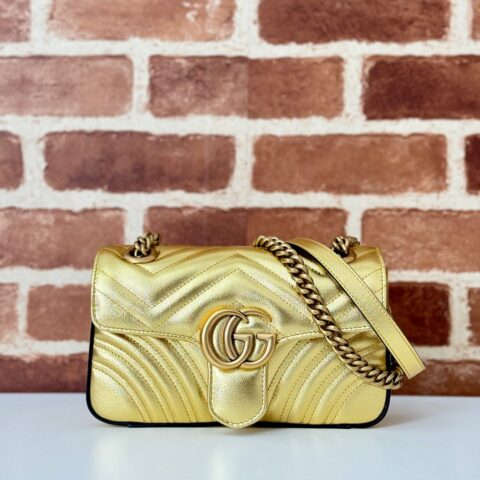 GUCCI 专柜品质，顶级原单货，实物实拍！446744金色